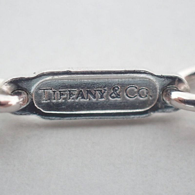 Tiffany & Co 925 1837 Bar Pendant Necklace j103-57