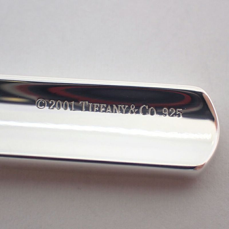 Tiffany & Co 925 1837 Bar Pendant Necklace j103-57
