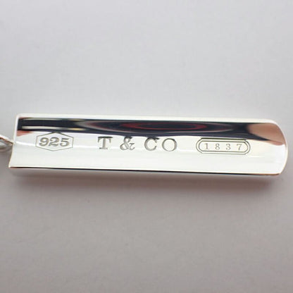 Tiffany & Co 925 1837 Bar Pendant Necklace j103-57