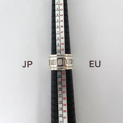 Tiffany & Co 925 Atlas Wide Ring No 12 j102-31