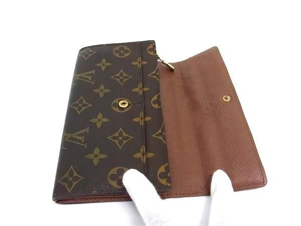 Louis Vuitton Wallet Monogram Pochette Porte Monet Cles Di M61726 Brown PVC