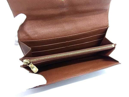 Louis Vuitton Wallet Monogram Pochette Porte Monet Cles Di M61726 Brown PVC