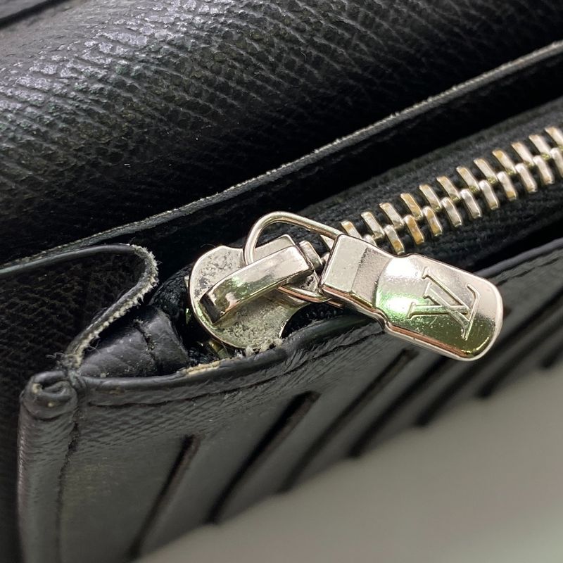 Louis Vuitton M30285 Bifold Long Wallet Portefeuille Braza Long Wallet Noir