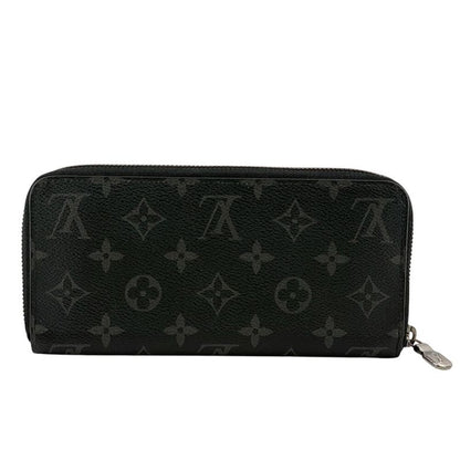 Louis Vuitton M11611 Round Zip Wallet Long Black Men's
