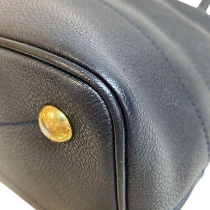 Louis Vuitton M40517 Citadines PM Tote Bag Navy Ladies
