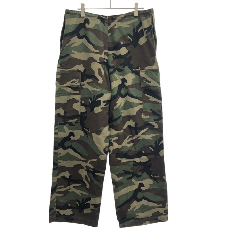 Celine Camouflage Cargo Pants 2z13349m Khaki 56