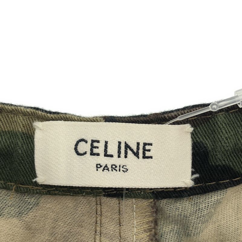 Celine Camouflage Cargo Pants 2z13349m Khaki 56