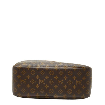 Louis Vuitton Monogram Deauville M47270 Brown PVC Leather Women Louis Vuitton
