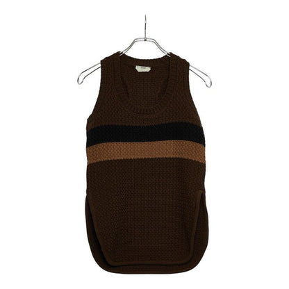 Fendi Knit Vest Size 36 Brown Cotton Nylon Women's Fendi
