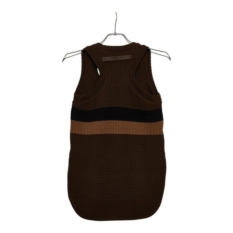 Fendi Knit Vest Size 36 Brown Cotton Nylon Women's Fendi