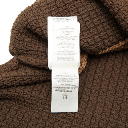 Fendi Knit Vest Size 36 Brown Cotton Nylon Women's Fendi