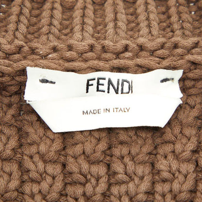 Fendi Knit Vest Size 36 Brown Cotton Nylon Women's Fendi