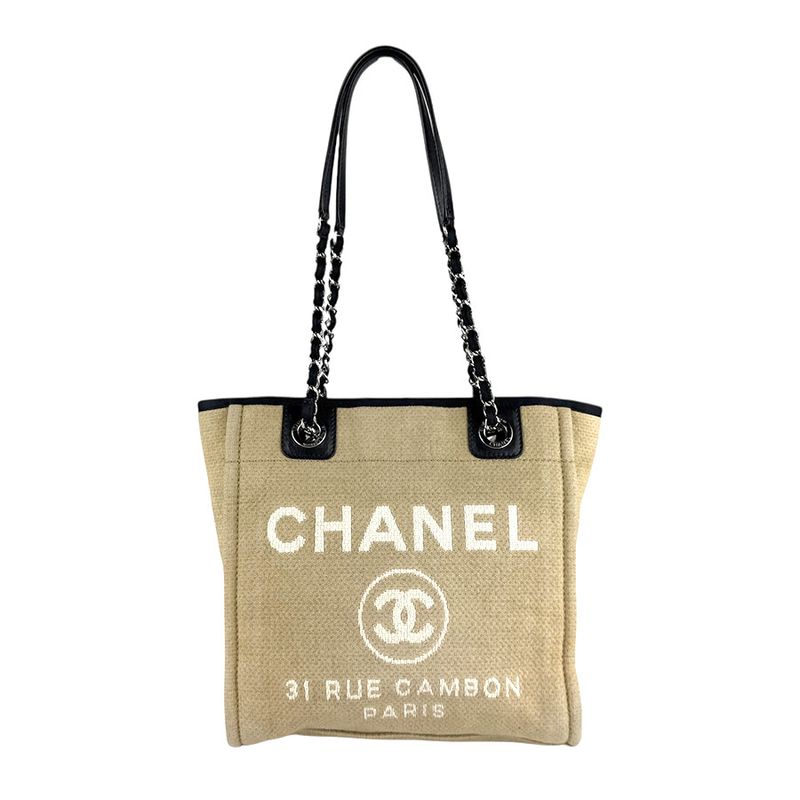 Chanel Shoulder Bag Deauville Tote PM