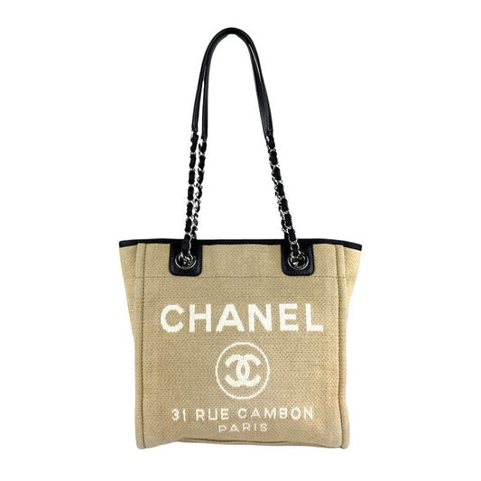 Chanel Shoulder Bag Deauville Tote PM