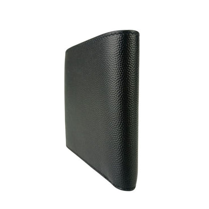 Saint Laurent Wallet Coin Case Bifold Wallet 396307 Black Leather Men's Ultra