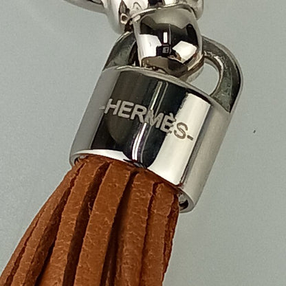 Hermes Scarf Ring Scarf Ring Serle Pompon Marron Arsan Anew Milo Women's Twilly
