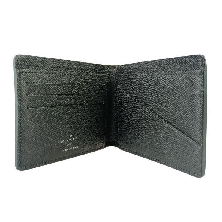 Louis Vuitton Wallet M60662 Black Epi Men's Excellent Condition