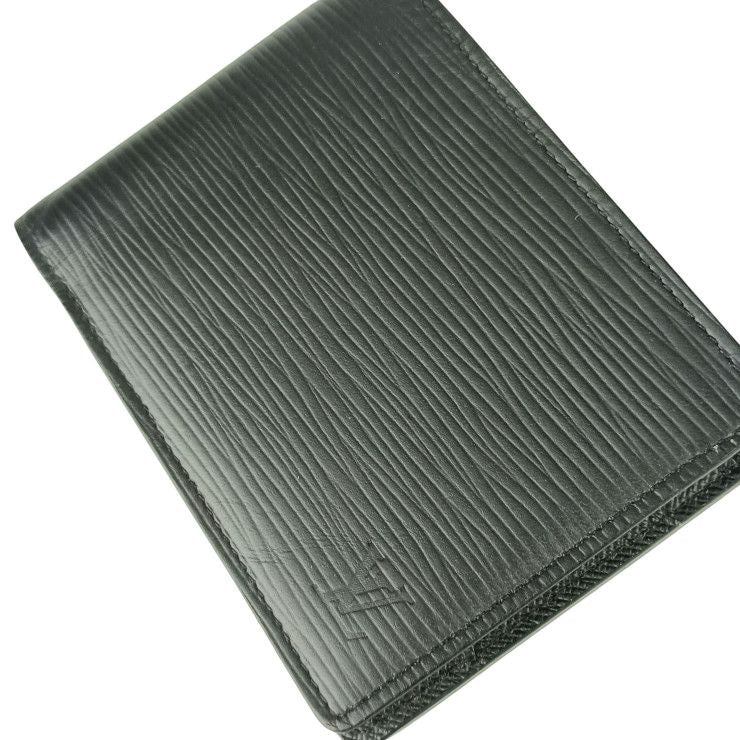 Louis Vuitton Wallet M60662 Black Epi Men's Excellent Condition