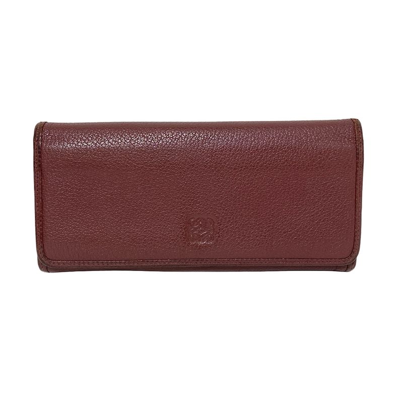 Loewe Long Wallet - Dark Brown Leather
