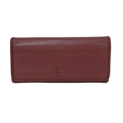 Loewe Long Wallet - Dark Brown Leather