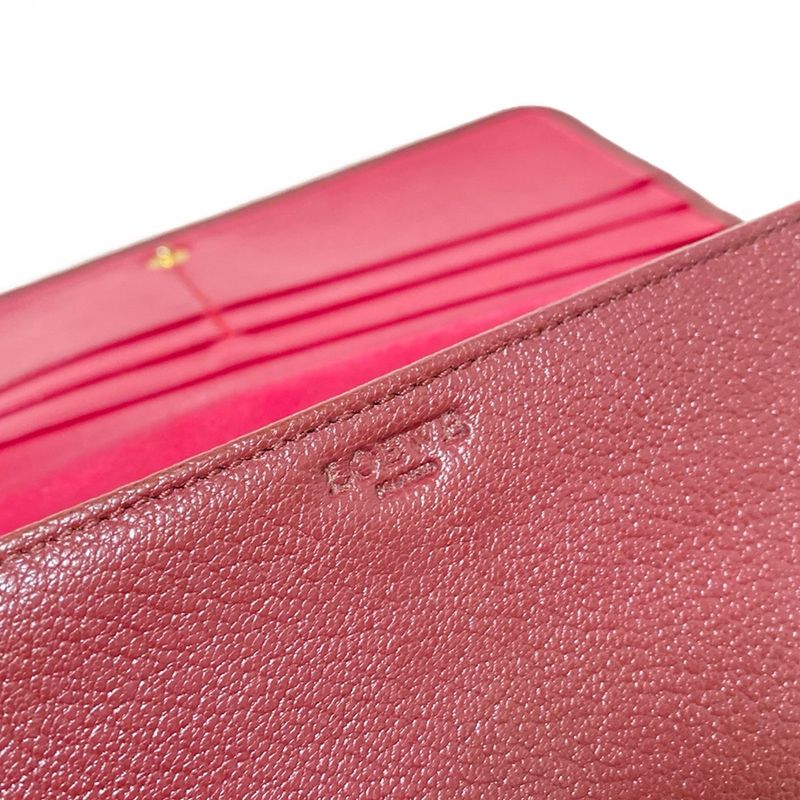 Loewe Long Wallet - Dark Brown Leather