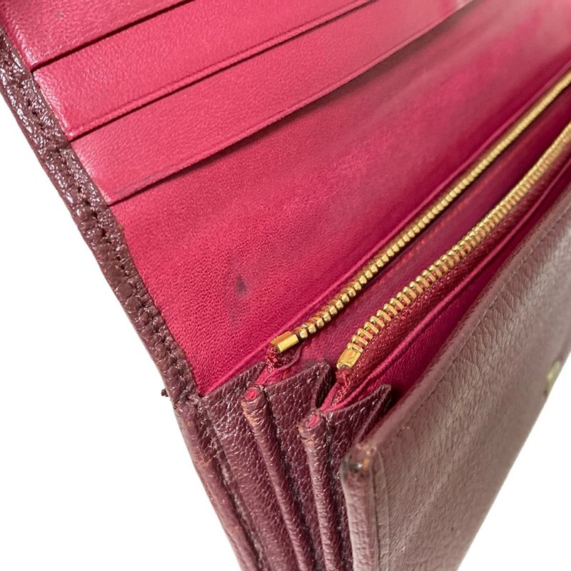 Loewe Long Wallet - Dark Brown Leather