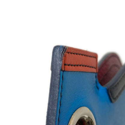 Hermes Strap Camaille Blue Zanzibar and Orange Poppy Clochette