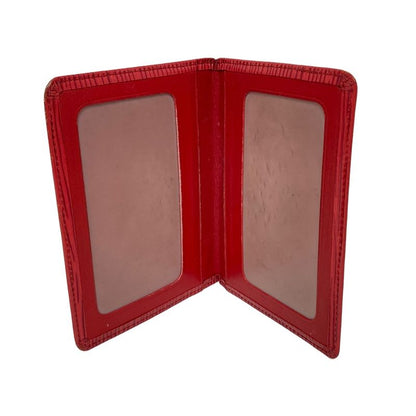 Louis Vuitton Epi Porte 2 Carte Vertical M63207 Castilian Red Leather