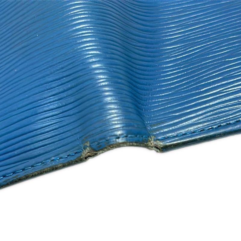 Louis Vuitton Epi Portobie Compact M63555 Toledo Blue Leather