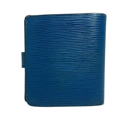 Louis Vuitton Epi Portobie Compact M63555 Toledo Blue Leather