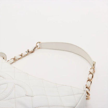 Chanel With Serial Seal Matelasse Caviar Skin Leather Chain Shoulder Bag