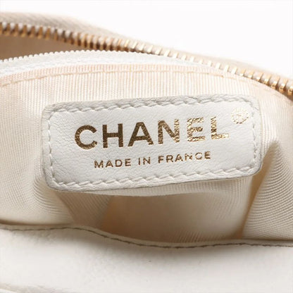 Chanel With Serial Seal Matelasse Caviar Skin Leather Chain Shoulder Bag