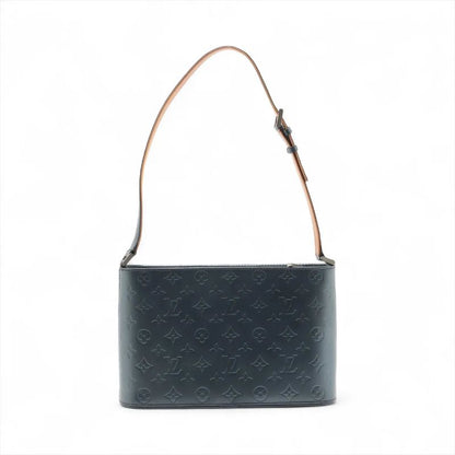 Louis Vuitton Monogram Matte Alston Blue M55125 Leather Shoulder Bag Shoulder