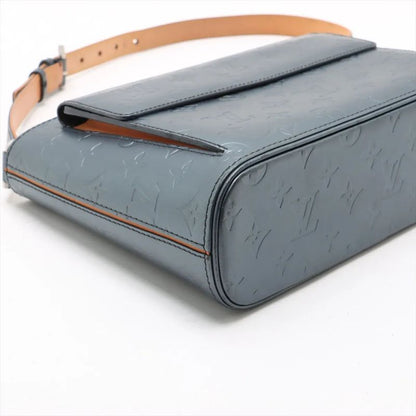 Louis Vuitton Monogram Matte Alston Blue M55125 Leather Shoulder Bag Shoulder