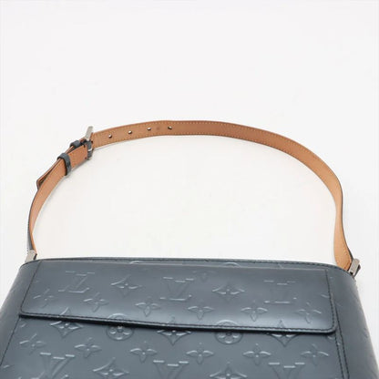 Louis Vuitton Monogram Matte Alston Blue M55125 Leather Shoulder Bag Shoulder