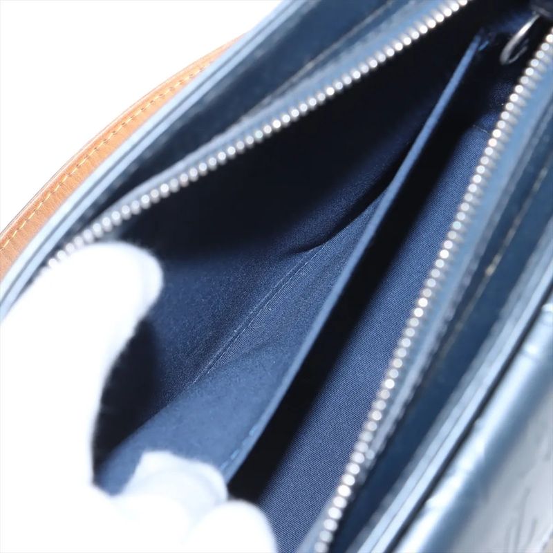 Louis Vuitton Monogram Matte Alston Blue M55125 Leather Shoulder Bag Shoulder