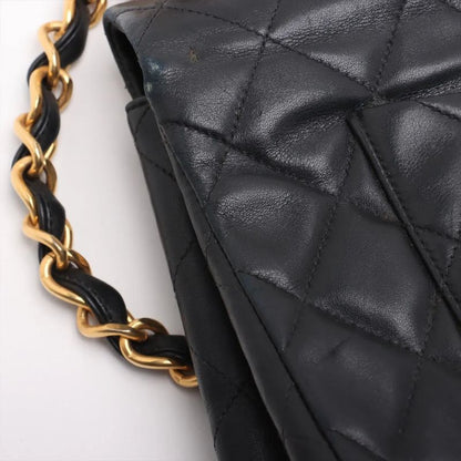 Chanel With Serial Seal Deca Matelasse 34 Maxi Lambskin Leather 2WAY Shoulder
