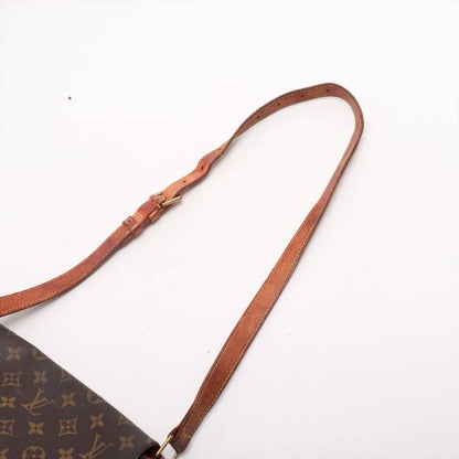 Louis Vuitton Monogram Musette M51256 Leather Shoulder Bag Crossbody Hand