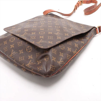 Louis Vuitton Monogram Musette M51256 Leather Shoulder Bag Crossbody Hand