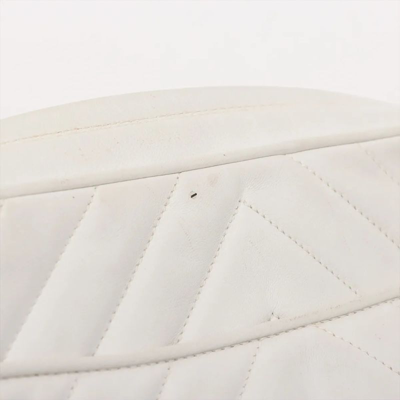 Chanel Authenticity With Card Coco Mark Lambskin Chain Leather Shoulder Bag