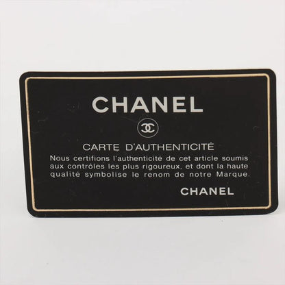 Chanel Authenticity With Card Coco Mark Lambskin Chain Leather Shoulder Bag