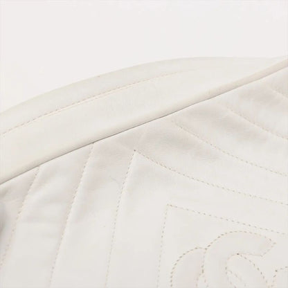 Chanel Authenticity With Card Coco Mark Lambskin Chain Leather Shoulder Bag