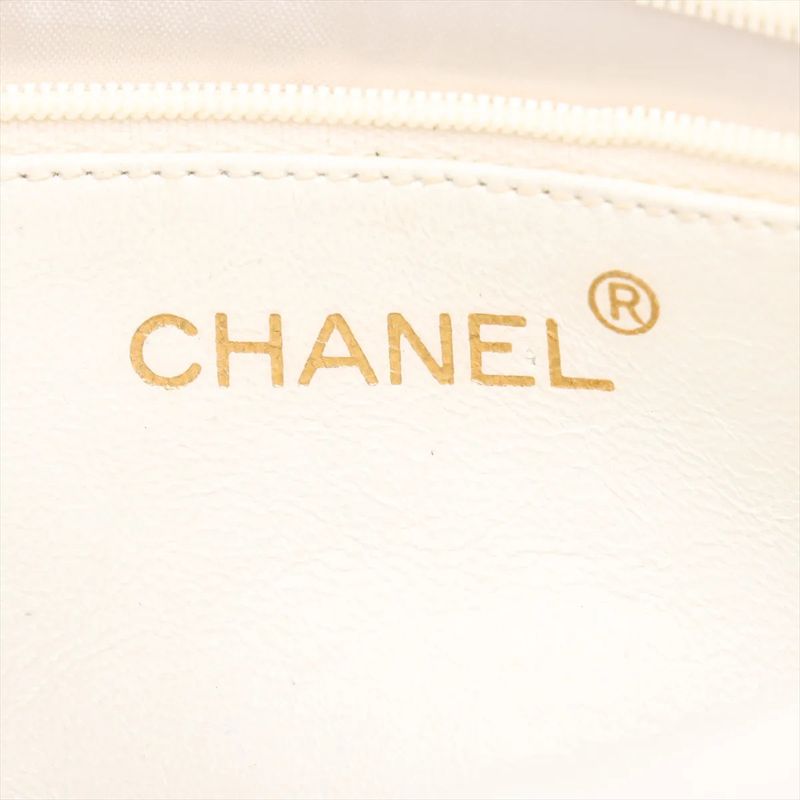 Chanel Authenticity With Card Coco Mark Lambskin Chain Leather Shoulder Bag