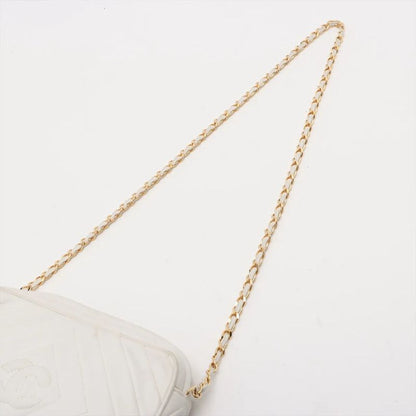 Chanel Authenticity With Card Coco Mark Lambskin Chain Leather Shoulder Bag