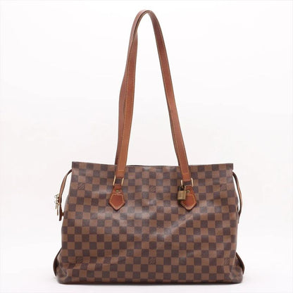 Louis Vuitton Damier Colombine M99037 Leather Tote Bag Shoulder Genuine Leather