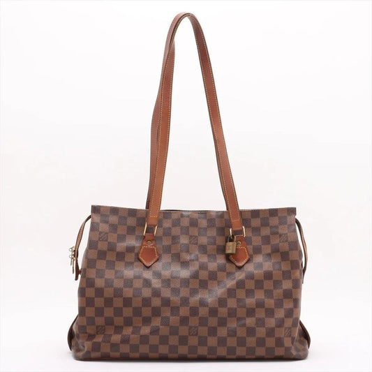 Louis Vuitton Damier Colombine M99037 Leather Tote Bag Shoulder Genuine Leather