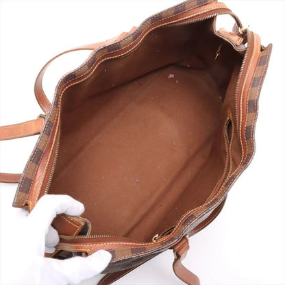 Louis Vuitton Damier Colombine M99037 Leather Tote Bag Shoulder Genuine Leather