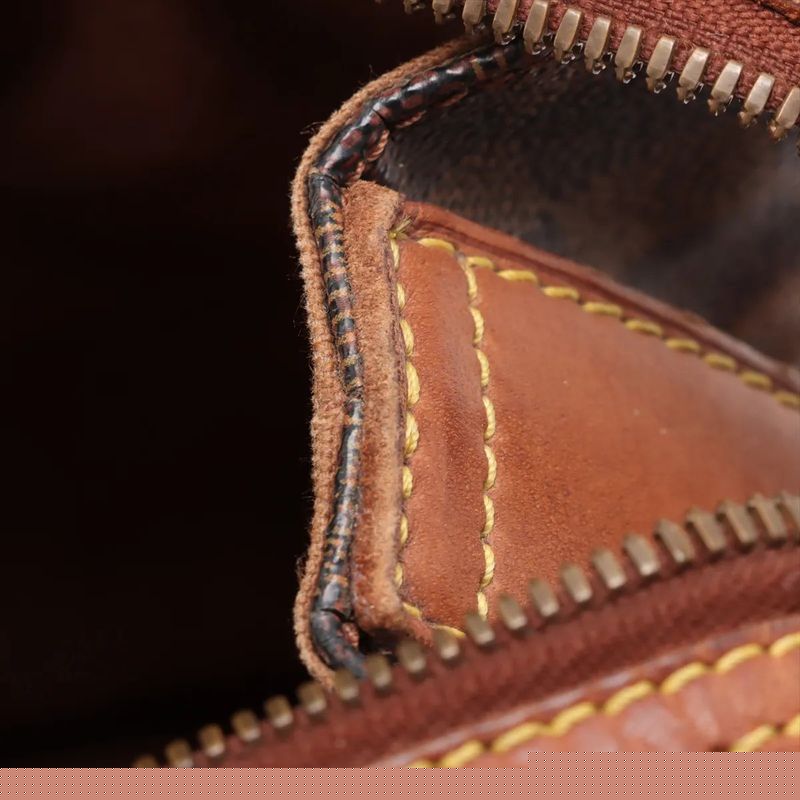 Louis Vuitton Damier Colombine M99037 Leather Tote Bag Shoulder Genuine Leather