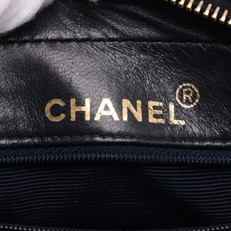 Chanel Coco Mark Lambskin Leather Chain Shoulder Bag Crossbody Women's MMM