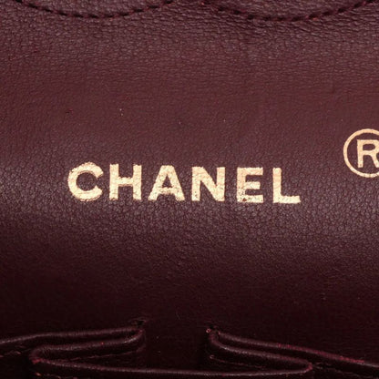 Chanel With Serial Seal Matelasse Lambskin Leather Double Flap 2WAY Chain